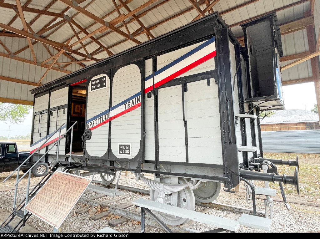 WWII French Merci Train Iowa Box Car